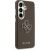 Case Guess Grained Big 4G Metal Logo Aizsargapvalks priekš Samsung Galaxy S26+ / brūns Neoriģinālie Maciņi