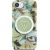 Case Guess IML Metal Glitter Flowers Triangle MagSafe Aizsargapvalks priekš iPhone 16e / 17e / zaļš Neoriģinālie Maciņi