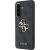 Case Guess Leather 4G Metal Logo Aizsargapvalks priekš Samsung Galaxy A57 5G / melns Neoriģinālie Maciņi