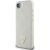 Case Guess Grained Hot Stamp Peony Triangle Logo MagSafe Aizsargapvalks priekš iPhone 16e / bēšs Neoriģinālie Maciņi