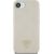 Case Guess Grained Hot Stamp Peony Triangle Logo MagSafe Aizsargapvalks priekš iPhone 16e / bēšs Neoriģinālie Maciņi