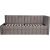 Bed JASPER with pull-out trundle 90x200cm, grey Gultas