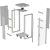 Lanberg FF01-6642-12SL rack cabinet 42U Freestanding rack Grey Serveru komponentes