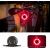 Rockbros Q1 velosipēda aizmugurējais lukturis 7 krāsu LED, melns Новинки Компьютерная техника