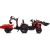 Lean Cars Battery-Powered Excavator with Trailer SX2068 Red Новости - Детские товары