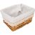 Basket MAX 24x18xH12cm, light brown with lace Новинки Для дома и сада 