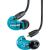 Shure AONIC 215 - in-ear headphones with single transducer and 3.5mm cable (blue) Aудио-видео