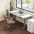 Adjustable Height Table Up Up Bjorn II Gray, Table top L White Офисные столы