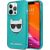Karl Lagerfeld KLHCP13LCHTRB Glitter Choupette Fluo Aizsargapvalks priekš iPhone 13 Pro / 13 6,1" / zils Neoriģinālie Maciņi