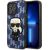 Karl Lagerfeld KLHCP13LPMNIKBL hardcase Monogram Ikonik Patch Aizsargapvalks priekš iPhone 13 Pro / 13 6,1" / zils Neoriģinālie Maciņi