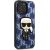 Karl Lagerfeld KLHCP13LPMNIKBL hardcase Monogram Ikonik Patch Aizsargapvalks priekš iPhone 13 Pro / 13 6,1" / zils Neoriģinālie Maciņi