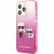 Karl Lagerfeld KLHCP13LTGKCP Aizsargapvalks priekš iPhone 13 Pro / 13 6,1" / pink Gradient Ikonik Karl & Chou Neoriģinālie Maciņi