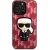 Karl Lagerfeld KLHCP13LPMNIKPI Hardcase Monogram Ikonik Patch Aizsargapvalks priekš iPhone 13 Pro / 13 6,1" / sarkans Neoriģinālie Maciņi