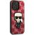Karl Lagerfeld KLHCP13LPMNIKPI Hardcase Monogram Ikonik Patch Aizsargapvalks priekš iPhone 13 Pro / 13 6,1" / sarkans Neoriģinālie Maciņi