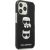Karl Lagerfeld KLHCP13LTPE2TK Karl&Choupette Head Aizsargapvalks priekš iPhone 13 Pro / 13 6,1" / melns Neoriģinālie Maciņi