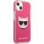 Karl Lagerfeld KLHCP13MTPECPI Aizsargapvalks priekš iPhone 13/14/15 6,1" / fuchsia Neoriģinālie Maciņi