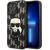 Karl Lagerfeld KLHCP13LPMNIKBK Monogram Ikonik Patch Aizsargapvalks priekš iPhone 13 Pro / 13 6,1" / melns Neoriģinālie Maciņi