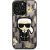 Karl Lagerfeld KLHCP13LPMNFIK1 Flower Ikonik Karl Aizsargapvalks priekš iPhone 13 Pro / 13 6,1" / pelēks Neoriģinālie Maciņi