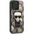 Karl Lagerfeld KLHCP13LPMNFIK1 Flower Ikonik Karl Aizsargapvalks priekš iPhone 13 Pro / 13 6,1" / pelēks Neoriģinālie Maciņi