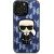 Karl Lagerfeld KLHCP13XPMNIKBL Monogram Ikonik Patch Aizsargapvalks priekš iPhone 13 Pro Max 6,7" / zils Neoriģinālie Maciņi