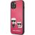 Karl Lagerfeld KLHCP13SPCUSKCP Ikonik Karl & Choupette Aizsargapvalks priekš iPhone 13 mini 5,4" / fuksija Neoriģinālie Maciņi