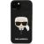 Karl Lagerfeld KLHCP13SSLKHBK Silicone Karl`s Head Aizsargapvalks priekš iPhone 13 mini 5,4" / melns Neoriģinālie Maciņi