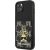 Karl Lagerfeld KLHCP13MCANCNK Karlimals Cardslot Aizsargapvalks priekš iPhone 13/14/15 6,1" / melns Neoriģinālie Maciņi