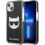 Karl Lagerfeld KLHCP13STPECK Choupette Head Aizsargapvalks priekš iPhone 13 mini 5,4" / melns Neoriģinālie Maciņi