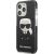 Karl Lagerfeld KLHCP13LTPEIKK Iconik Karl Aizsargapvalks priekš iPhone 13 Pro / 13 6.1" / melns Neoriģinālie Maciņi