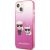 Karl Lagerfeld KLHCP13STGKCP Aizsargapvalks priekš iPhone 13 mini 5,4" / rozā Neoriģinālie Maciņi