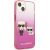 Karl Lagerfeld KLHCP13STGKCP Aizsargapvalks priekš iPhone 13 mini 5,4" / rozā Neoriģinālie Maciņi