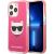 Karl Lagerfeld KLHCP13LTPECPI Aizsargapvalks priekš iPhone 13 Pro / 13 6,1" / fuksijas Neoriģinālie Maciņi