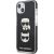 Karl Lagerfeld KLHCP13STPE2TK Karl&Choupette Head Aizsargapvalks priekš iPhone 13 mini 5,4" / melns Neoriģinālie Maciņi