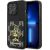 Karl Lagerfeld KLHCP13LCANCNK Hardcase Karlimals Cardslot Aizsargapvalks priekš iPhone 13 Pro / 13 6,1" / melns Neoriģinālie Maciņi