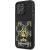 Karl Lagerfeld KLHCP13LCANCNK Hardcase Karlimals Cardslot Aizsargapvalks priekš iPhone 13 Pro / 13 6,1" / melns Neoriģinālie Maciņi