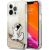 Karl Lagerfeld KLHCP13XGCFD Liquid Glitter Choupette Fun Aizsargapvalks priekš iPhone 13 Pro Max 6,7" / zelts Neoriģinālie Maciņi