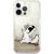Karl Lagerfeld KLHCP13XGCFD Liquid Glitter Choupette Fun Aizsargapvalks priekš iPhone 13 Pro Max 6,7" / zelts Neoriģinālie Maciņi
