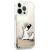 Karl Lagerfeld KLHCP13XGCFD Liquid Glitter Choupette Fun Aizsargapvalks priekš iPhone 13 Pro Max 6,7" / zelts Neoriģinālie Maciņi