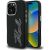 Karl Lagerfeld FW Grained Signature Logo Case Aizsargapvalks priekš iPhone 16 Pro Max / melns Neoriģinālie Maciņi
