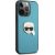 Karl Lagerfeld KLHCP13XPKMB Leather Ikonik Karl`s Head Aizsargapvalks priekš iPhone 13 Pro Max 6.7" / zils Neoriģinālie Maciņi