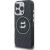 Karl Lagerfeld IML Choupette Head Logo MagSafe Aizsargapvalks priekš iPhone 16 Pro / melns Neoriģinālie Maciņi