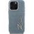 Karl Lagerfeld FW Jeans Signature Logo Aizsargapvalks priekš iPhone 16 Pro Max / zils Neoriģinālie Maciņi