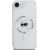 Karl Lagerfeld IML Metal Karl Head MagSafe Aizsargapvalks priekš iPhone 16e / 17e / balts Neoriģinālie Maciņi