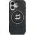 Karl Lagerfeld IML Choupette Head Logo MagSafe Aizsargapvalks priekš iPhone 16 / melns Neoriģinālie Maciņi