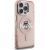 Karl Lagerfeld IML Choupette Sketch Logo MagSafe Aizsargapvalks priekš iPhone 16 Pro / rozā Neoriģinālie Maciņi