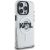 Karl Lagerfeld IML Choupette Sketch Logo MagSafe Aizsargapvalks priekš iPhone 16 Pro Max / caurspīdīgs Neoriģinālie Maciņi