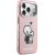 Karl Lagerfeld Karl & Choupette Back MagSafe Case Aizsargapvalks priekš iPhone 17 Pro / rozā Neoriģinālie Maciņi