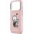 Karl Lagerfeld Karl & Choupette Back MagSafe Case Aizsargapvalks priekš iPhone 17 Pro / rozā Neoriģinālie Maciņi