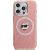 Karl Lagerfeld IML Choupette Head Logo MagSafe Aizsargapvalks priekš iPhone 16 Pro / rozā Neoriģinālie Maciņi