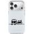 Case Karl Lagerfeld IML Karl & Choupette Peekaboo Logo MagSafe Aizsargapvalks priekš iPhone 17 Pro / balts Neoriģinālie Maciņi